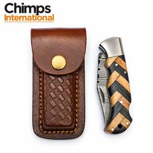 Cuchillo Plegable de Alta Calidad para Caza y Camping al Aire Libre con Mango de Madera Biselado, Cuchillo Táctico de Supervivencia al Aire Libre al por Mayor - Product Image 4