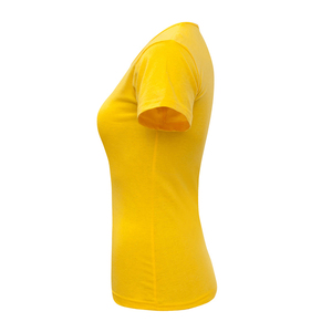 เสื้อยืดลำลองผู้หญิงขายส่ง สำหรับฤดูร้อน ผลิตจากผ้าฝ้าย 100% ระบายอากาศได้ดี เป็นมิตรกับสิ่งแวดล้อม รับทำโลโก้ตามสั่ง บริการ OEM - Product Image 5