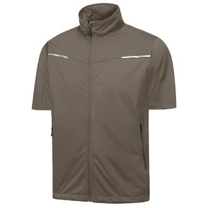 Veste de baseball à manches courtes pour homme, coupe-vent, séchage rapide, tissu extensible, bas ajustable, confortable - Product Image 3