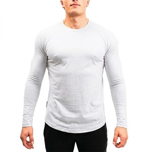T-shirts à séchage rapide pour la gym, l'entraînement sportif et le fitness, pour hommes, manches longues, légers et confortables - Product Image 2