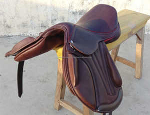 Silla de montar de cuero multiusos personalizada, silla de montar para caballo, equipo ecuestre, silla de montar para salto. - Product Image 4