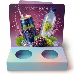 Exhibidor de PVC Personalizado para Botellas, Exhibidor de Piso para Publicidad de Bebidas, Promoción de Productos en Supermercados - Product Image 1
