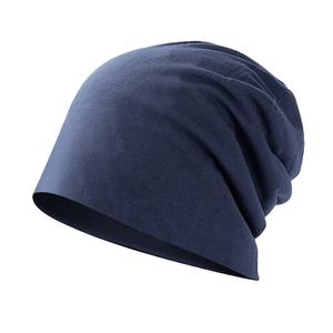 Bonnet unisexe d'été en jersey uni, double couche, doux et moelleux, 100 % acrylique, en tissu courant - Product Image 2