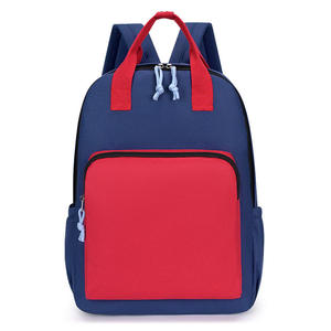 Stylish Contrast Color Student bag <b>School</b> bag <b>Backpack</b> Waterproof Large Capacity College Bookbag for Teens - Product Image 1