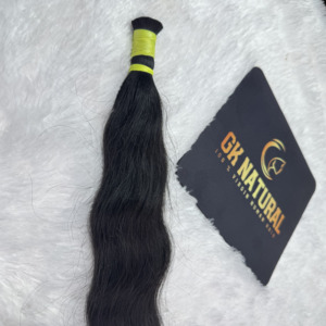 Human Hair Bulk for Braiding Natural Color No Weft <b>Tangle</b> Free Hair for Twist - Product Image 1