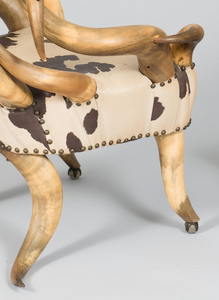 Chaise décorative en corne de buffle de qualité supérieure, style paon, meubles vintage en bois de luxe de NEHA ENTERPRISES - Product Image 2