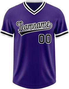 Fournisseur d'uniformes de baseball personnalisés, chemise de baseball à col en V avec services de broderie, d'impression et de sublimation - Product Image 3