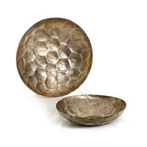 Último Artículo de Artesanía, Tazón Decorativo de Metal, Plato Metálico para Ensaladas, Tazón de Diseño para Ensaladas, Tazón Hecho a Mano para Servir Alimentos - Product Image 1