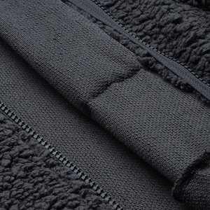 Wholesale Custom Unisex Fleece <b>Sherpa</b> Fur <b>Lined</b> <b>Hoodie</b> Embroidery Warm Hooded Sweatshirt Men Winter Heavy <b>Hoodie</b> - Product Image 6