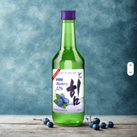 Idéal pour les réceptions, Soju coréen, bon prix, sucré et rafraîchissant, vente en gros, fabricant vietnamien certifié ISO, boisson
