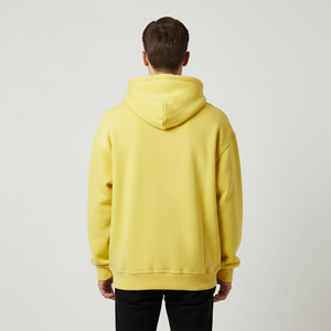 High Quality 100% Cotton Eco-friendly Fleece <b>Mens</b> Hoodies Sweatshirts <b>Pullover</b> Streetwear Heavyweight 500g Puff Printing Hoodie - Product Image 5