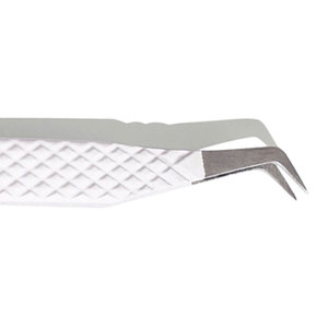 แหนบขนตาโค้งสำหรับต่อขนตาอุปกรณ์จับขนตาสเตนเลสที่มีความแม่นยำสูง - Product Image 4
