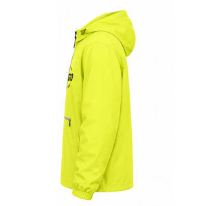 Custom <b>Men's</b> Hooded <b>Half</b> <b>Zip</b> Windbreaker <b>Jacket</b> Lightweight Waterproof Windproof Pullover OEM Logo Outdoor Wholesale - Product Image 2