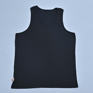 Débardeur tricoté sans manches pour homme, col rond, couleur unie noir, pour le sport, la gym et les entraînements, prix de gros abordable - Product Image 4