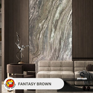 Dalle de granit brun fantaisie de qualité supérieure pour la décoration murale de cuisines et salles de bain de villas et hôpitaux, export en vrac d'Inde - Product Image 6