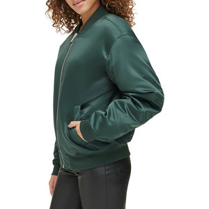 Blouson Bomber Varsity Femme en Peau de Mouton de Qualité Supérieure, Personnalisable, pour Équipes de Streetwear Tendance – Vente en Gros - Product Image 3