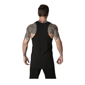 Solid Color Sleeveless Shirts Casual <b>Ribbed</b> <b>Vest</b> for <b>Men</b> Tank Tops Fashion Custom Logo Turtleneck Tank Tops Workout - Product Image 6