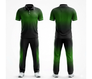 Professional Match Day <b>Cricket</b> Uniform with Personalized Design | Men Women Youth <b>Cricket</b> Wears Polo Shirt and Trouser Full Team - Product Image 3