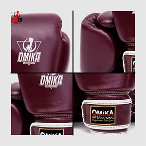 Gants de boxe personnalisés avec logo, or métallisé vert, légers, professionnels, en PU/PVC/cuir, respirants, à doigts entiers, unisexes, pour l'entraînement - Product Image 3