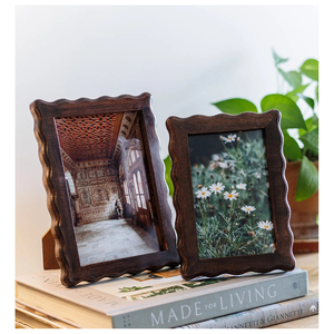 6/7/8/10/12/16/<b>A3</b>/A4 Inch Rural Wall Mounted Retro Desktop <b>Wooden</b> Style MDF Photo Picture <b>Frame</b> Customized Multi Size - Product Image 6