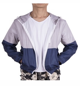 Men High Quality Blank Bomber Jacket Man <b>Black</b> Cropped Nylon Bomber <b>Windbreaker</b> Bomber Jacket With Pocket - Product Image 2