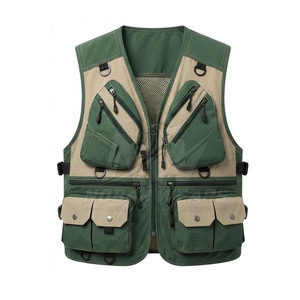 Chaleco de Pesca Multibolsillos para Hombre, Ligero, para Actividades al Aire Libre, con Tirantes Ajustables, Equipo Utilitario, Venta al Por Mayor - Product Image 2