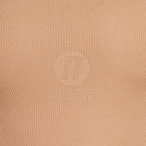 Camiseta sin mangas de la mejor calidad para mujer, elástica, de spandex/poliéster, acanalada, informal, transpirable, con tela suave al tacto en la parte delantera. - Product Image 6