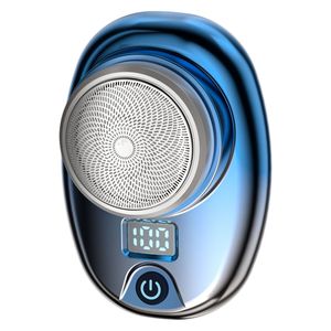 Rasoio Elettrico Portatile Ricaricabile per Uomo con Display LED Digitale Tipo-C e Regolabarba per Uso Domestico - Product Image 1