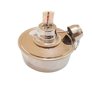 Lámpara de Alcohol de Grado Médico Premium con Tapa Extraíble de Acero Inoxidable, Reutilizable y Autoclavable, Calentador de Lámpara de Laboratorio - Product Image 1