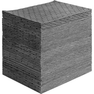 Pastiglie assorbenti universali per fuoriuscite 13 \ "L X 10 \" W tappetino in polipropilene 100-imbottitura monouso per olio acqua altri liquidi - Product Image 1