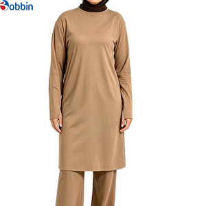 Conjunto Deportivo Musulmán de Alta Calidad, Suave, Elástico, Ecológico, Reversible, para Gimnasio y Entrenamiento, Ropa Deportiva Informal para Mujer - Product Image 4