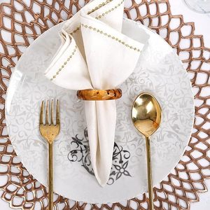 Modern Resin Napkin Rings Ring Shape 4.5cm Durable <b>Table</b> Decoration Party Use - Product Image 2