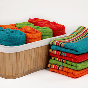 Paños de Cocina de Algodón Orgánico de Primera Calidad con Tejido Waffle para un Secado Rápido, Alta Absorción y Sin Pelusas, a Precios Accesibles - Product Image 3