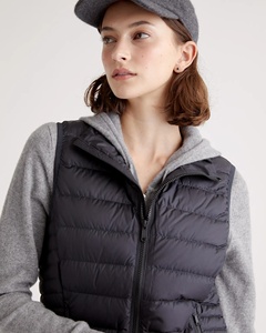 Chaleco acolchado para mujer, sin mangas, alternativa al plumón, ropa de abrigo de invierno, con cremallera, ligero, informal, para usar en capas. - Product Image 6