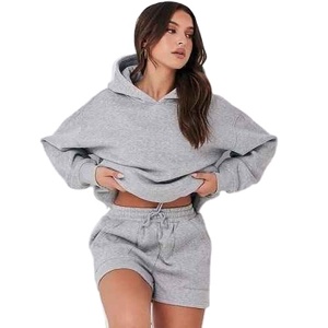 ชุดฮู้ดดี้โอเวอร์ไซส์ผ้าแห้งเร็วคุณภาพดีสำหรับผู้หญิง สไตล์ฮิปฮอป เหมาะสำหรับฤดูร้อน - Product Image 1