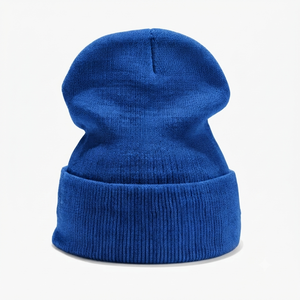 Custom Winter Warm Soft Fleece Beanie Hat Unisex <b>Plain</b> Cuffed Knit <b>Cap</b> For Outdoor Sports And Casual Daily Wear - Product Image 4
