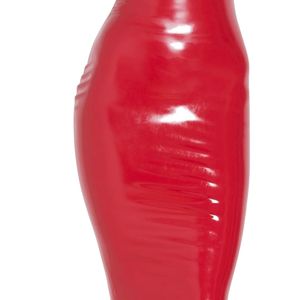 Jupe crayon taille haute en PU brillant pour femme, couleur unie, longueur genou, sexy, tenue de club, toutes saisons - Product Image 2