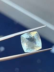 Natural Aquamarine Cushion Cut Gemstones <b>Blue</b> Loose Stones For Jewelry Making High Clarity - Product Image 1