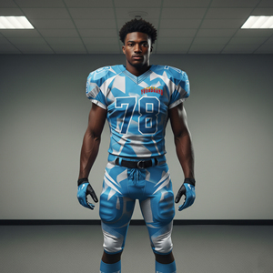 Nuevo Uniforme de Fútbol Americano Sublimado para Adultos, Diseño Único y Moderno, Color Personalizado, Alta Calidad, Unisex, Manga Corta - Product Image 1