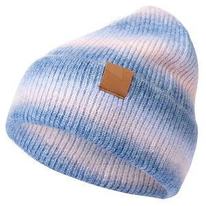 Custom Made Jacquard Beanies Hats Latest Design Hot Selling Beanies Hats Winter Warm Comfortable Wear - Product Image 2