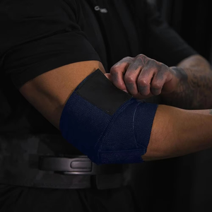 Sangle de maintien élastique personnalisable pour le levage de poids et la musculation, manchon de compression pour le coude, bandage de soutien pour le coude - Product Image 6