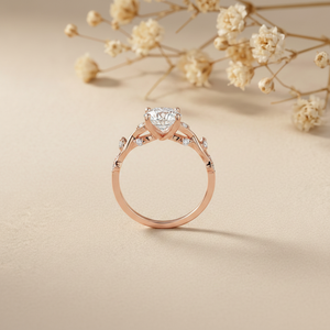 Anillo de Diamantes Cultivados en Laboratorio con Certificación IGI, Anillo Ovalado Vvs con Diamantes Creados en Laboratorio, Anillo Solitario para Mujer, Aniversario, Boda - Product Image 3