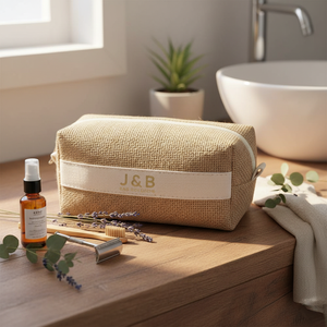 Bolsa de yute ecológica Pure Pack hecha de fibras naturales para compras sostenibles, bolsa de aseo sostenible. - Product Image 1