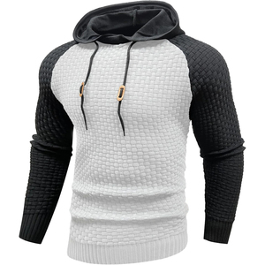 เสื้อฮู้ดดี้ผ้าฝ้าย 100% ทรงปกติ สำหรับผู้ชาย แบบเรียบ  คุณภาพสูง หนานุ่ม กันยับ  ลายปักแบบพิเศษ สไตล์สตรีทแวร์ เหมาะสำหรับฤดูหนาว - Product Image 4