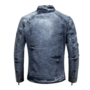 Chaqueta Vaquera para Hombre / Jeans de Invierno para Hombre 2023 / Chaqueta Personalizada con Estampado Nuevo de Moda, Manga Larga para Hombre, Tela Vaquera Tejida - Product Image 2