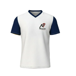 T-shirts à manches courtes pour hommes, coupe classique, col en V, jersey uni, 100% coton, haute qualité, respirant, séchage rapide, avec logo personnalisé - Product Image 3