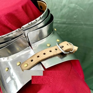 Armadura Histórica y de Fantasía – Gorgeta de Acero Hecha a Mano, Lista para la Batalla – Protección para el Cuello para Caballeros y Guerreros - Product Image 5