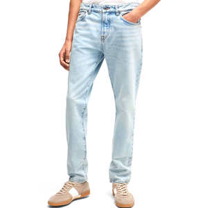 Jeans slim sur mesure pour hommes, prix bas, haute qualité, vêtements décontractés, jeans tendance, pantalons en denim - Product Image 1
