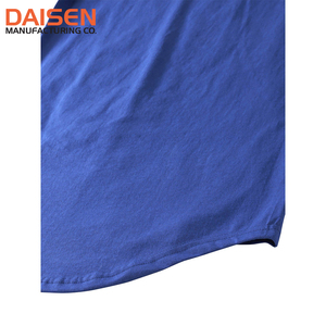 Camiseta de Algodón Grueso para Hombre, Corte Ajustado, Transpirable, Lisa, de Manga Corta, con Logotipo Personalizado, Ropa de Moda, Proveedor Mayorista OEM ODM - Product Image 3