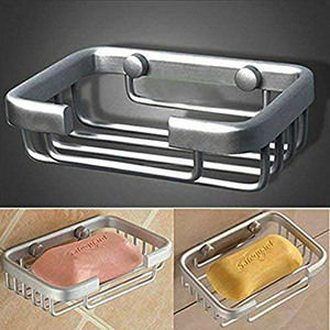 Jabonera de forma redonda de hoja de metal con acabado mate brillante Diseño simple Excelente calidad para organización Precio al por mayor - Product Image 4